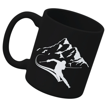 Run From The Avalanche White Coffee Mug
